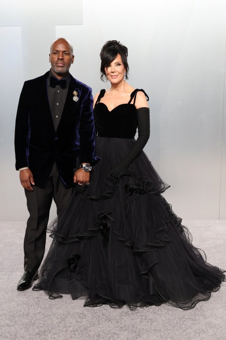 Kris Jenner and Corey Gamble on the red carpet