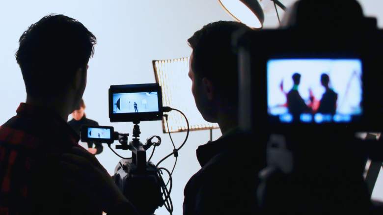 Filming a movie