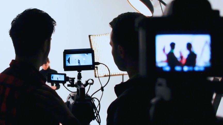 Filming a movie