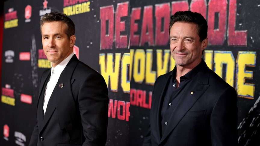 Ryan Reynolds and Hugh Jackman compete in SailGP in Spain