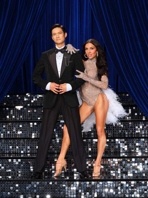 Harry Shum Jr. and Jenna Johnson