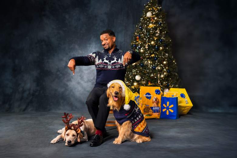 Alfonso Ribeiro and his dogs, Aksel and Ace