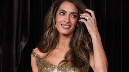 Amal Clooney’s Glittering Gown Steals the Show on Red Carpet with George Clooney