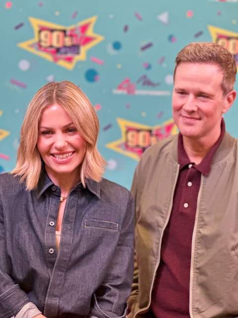 Candace Cameron Bure and Scott Weinger