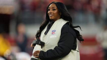 Simone Biles Latest Colts Game Look Is Impossible to Miss