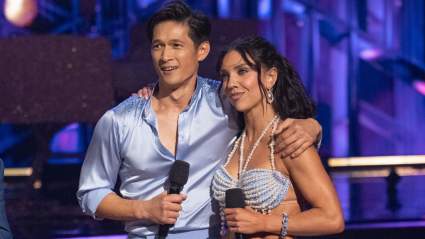 DWTS’ Carrie Ann Inaba Has Tough Love Moment as She Interrupts Derek Hough with the Show’s Rulebook During Live TV