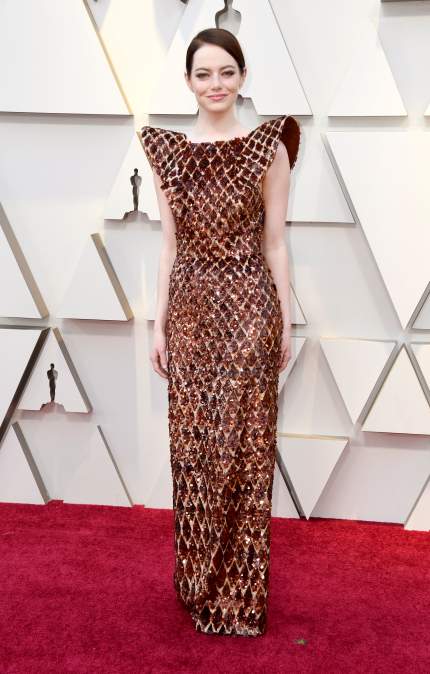 Emma Stone at the 91st Academy Awards.