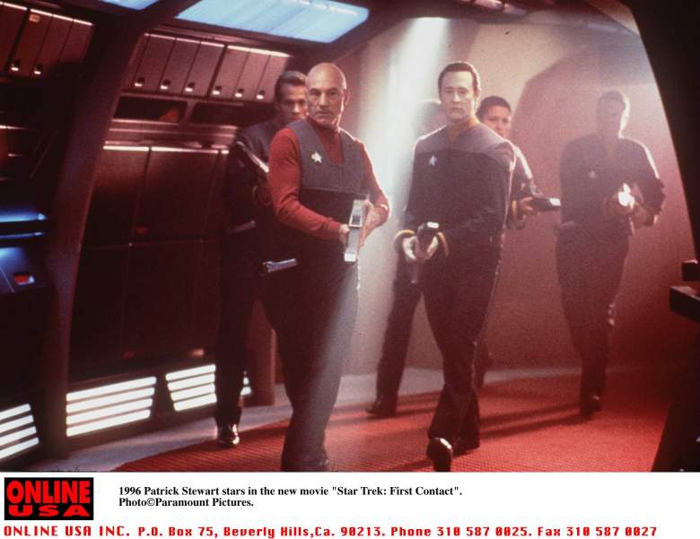1996 Patrick Stewart stars in the new movie "Star Trek: First Contact".