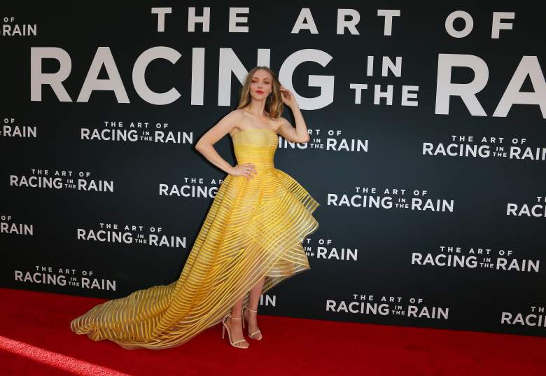 Amanda Seyfried at the premiere of "The Art of Racing in the Rain."