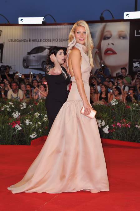Gwyneth Paltrow at the "Contagion" premiere at the 68th Venice Film Festival.