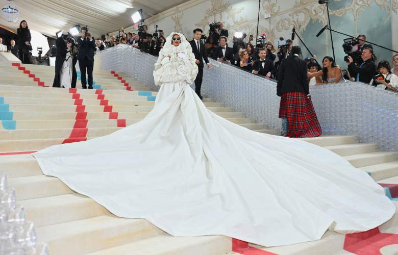 Rihanna at the 2023 Met Gala.