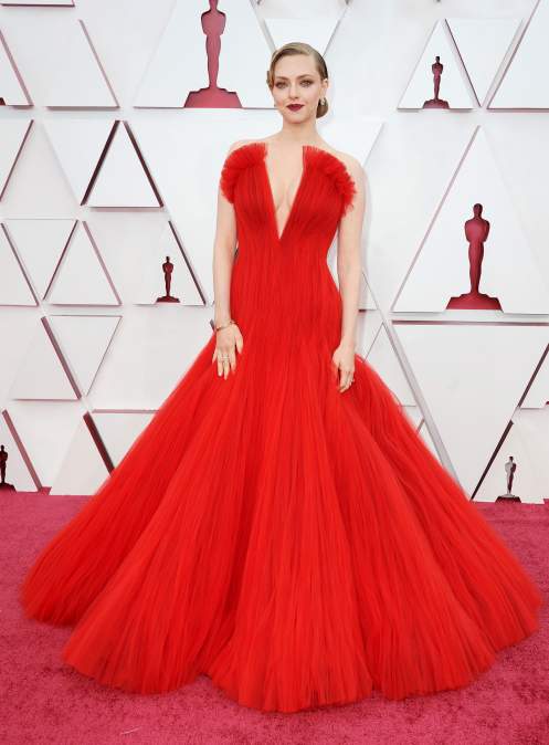 Amanda Seyfried at the 93rd Academy Awards.