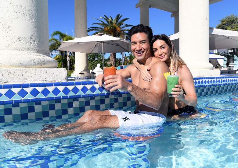 Mario Lopez and Courtney Lopez.