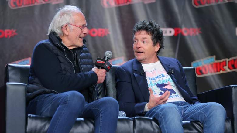Christopher Lloyd and Michael J. Fox
