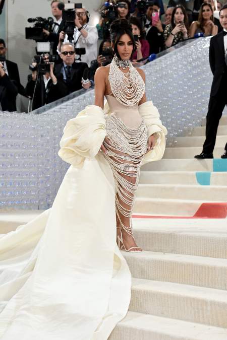 Kim Kardashian at the 2023 Met Gala.