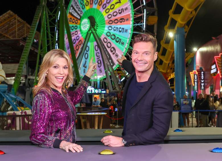 Vanna White and Ryan Seacrest attend the "Wheel of Fortune" season 42 kickoff in August 2024.