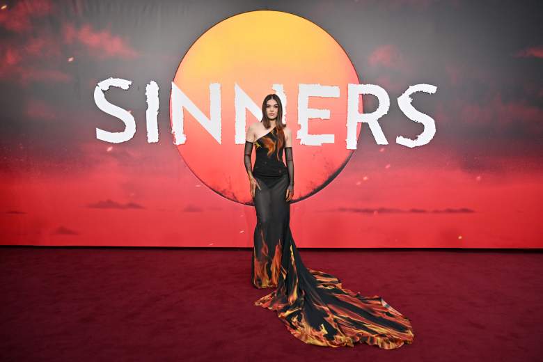 Hailee Steinfeld at the "Sinners" London premiere in 2025.