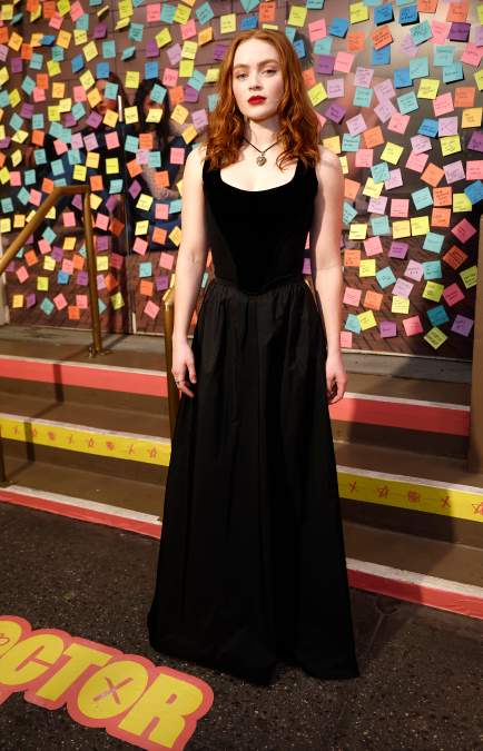 Sadie Sink at the opening night of "John Proctor Is the Villain."