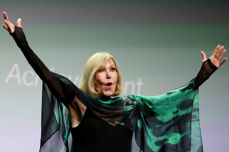 Kim Novak onstage after receiving the Golden Lion For Lifetime Achievement Award during the Venice International Film Festival in 2025