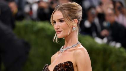 Jason Statham’s Model Fiancée Rosie Huntington-Whiteley Turns Heads in See-Through Dress at Paris Fashion Week — Photos