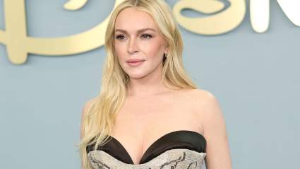 Lindsay Lohan Looks Happy, Healthy & Radiant in Wholesome Fall Family Snaps