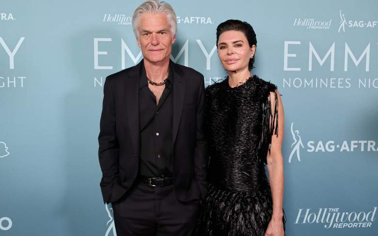 Harry Hamlin and Lisa Rinna attend The Hollywood Reporter And SAG-AFTRA's 6th Annual Emmy Nominees Night at Chateau Marmont on September 12, 2026 in Los Angeles, California.