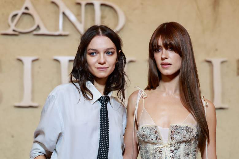 Daisy Edgar-Jones and co-star Esm&eacute; Creed-Miles at the Australian premiere of "Sense and Sensibility."