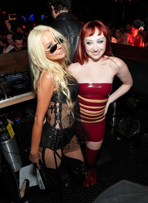 Christina Aguilera and Chapell Roan