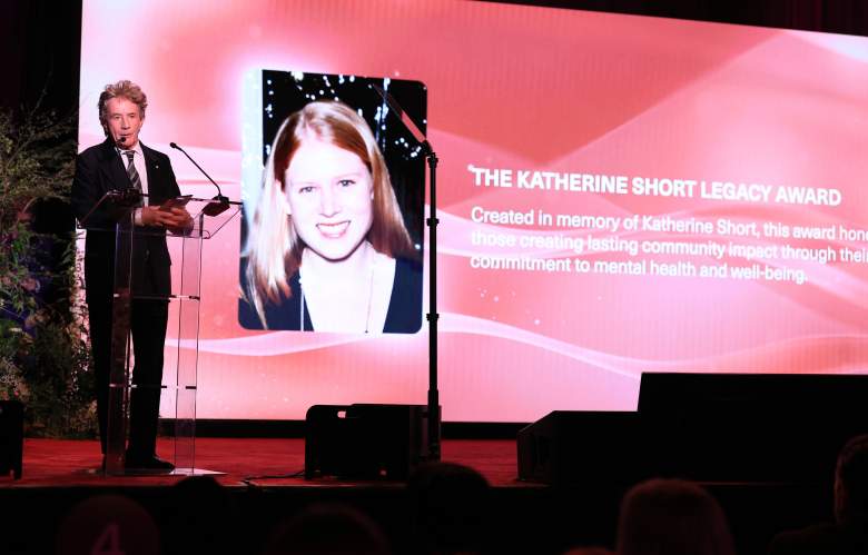 Martin Short speaks onstage