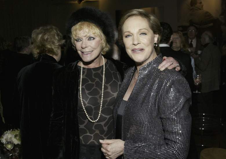 Elke Sommer (L) with Julie Andrews in 2004.