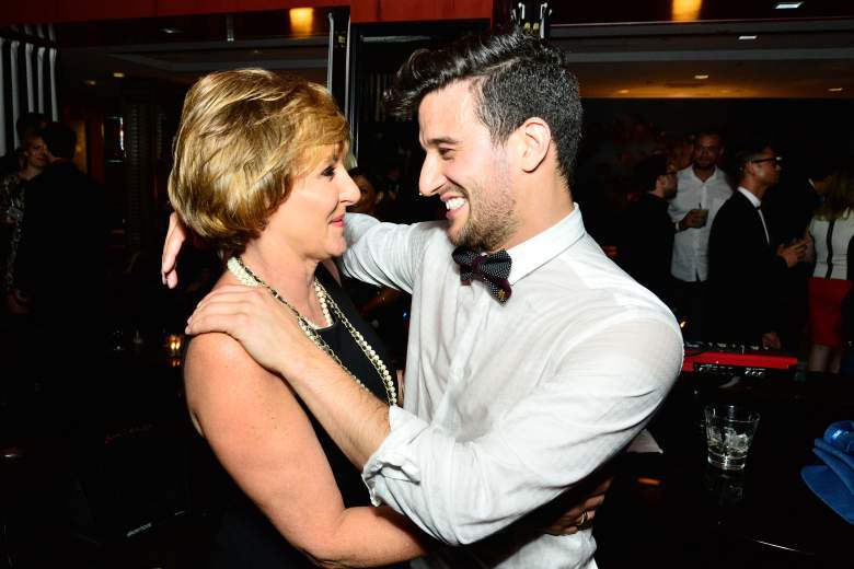 Shirley Ballas and Mark Ballas attend OK! TV Awards Party at Sofitel Hotel on August 21, 2014 in Los Angeles, California.