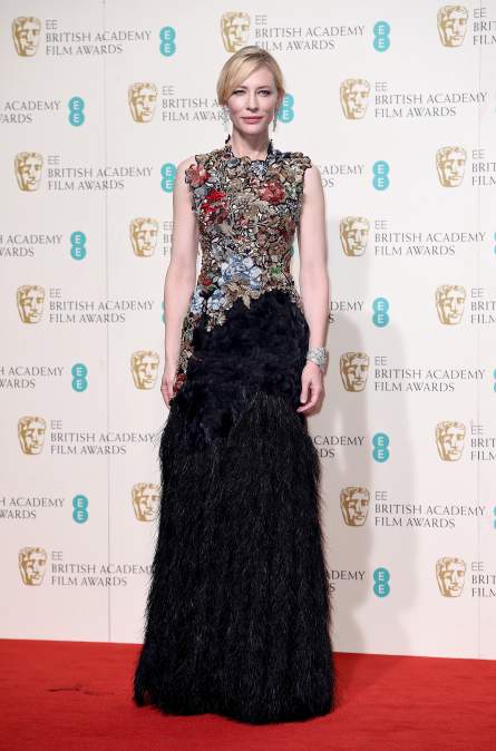 Cate Blanchett at the 2016 BAFTA Awards.