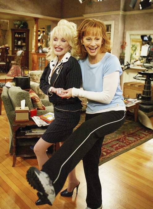 Dolly Parton and Reba McEntire