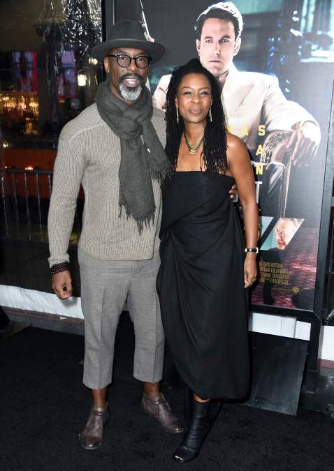 Actor Isaiah Washington and Jenisa Garland 