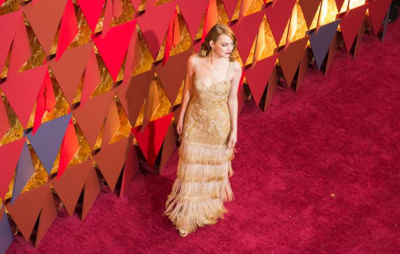 Emma Stone at the 89th Academy Awards.