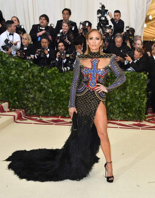 Jennifer Lopez at the 2018 Met Gala.