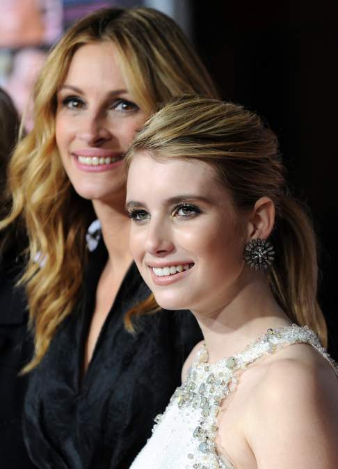 Julia Roberts and Emma Roberts.