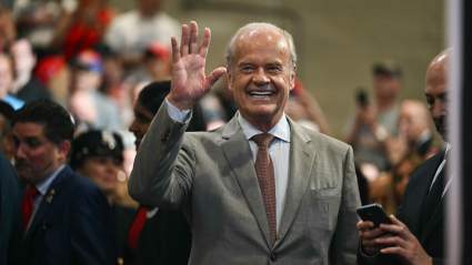 Kelsey Grammer Reveals Mysterious Foot Brace During Public Outing