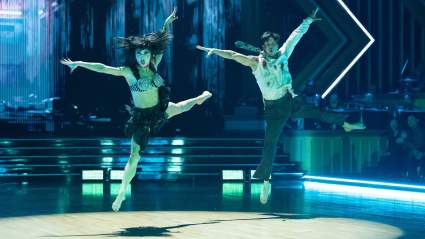 Harry Shum Jr. & Jenna Johnson React to Earning the First Perfect Score of ‘Dancing With the Stars’ Season 35