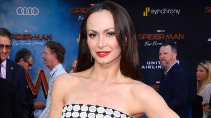 DWTS Alum Karina Smirnoff, 48, Is an Absolute Vision in a High-Slit Red Gown