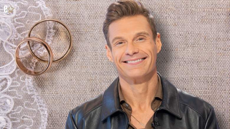 Ryan Seacrest with wedding rings in the background