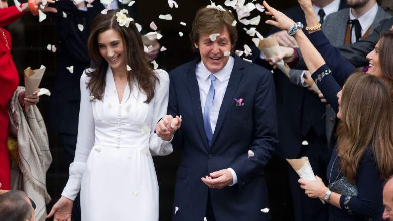 Nancy Shevell and Paul McCartney