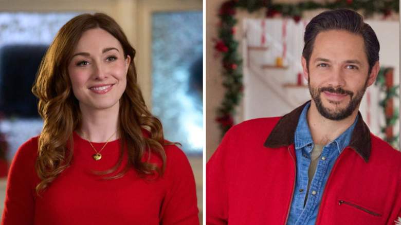 Amy Groening and Michael Rady star in "Adopting St. Nick" on Hallmark Channel