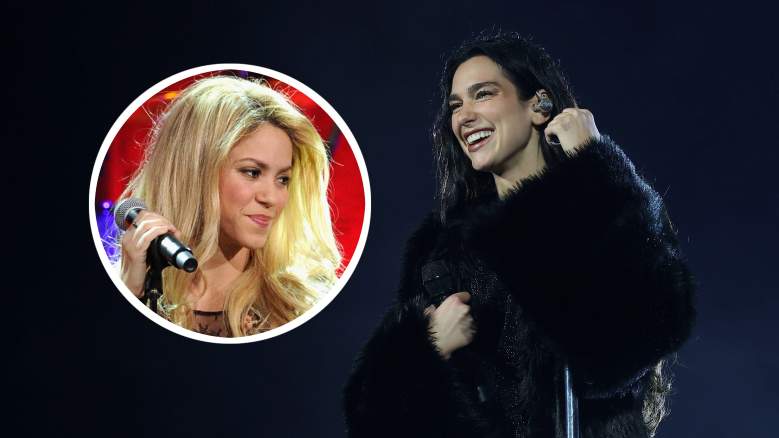 Shakira and Dua Lipa.
